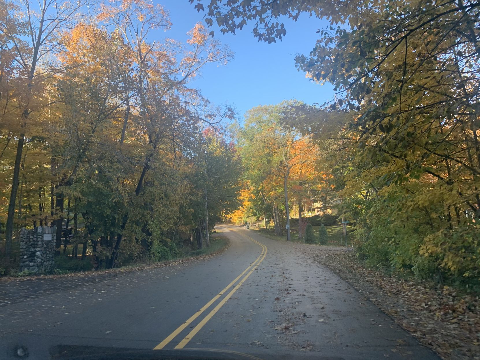 Snake Road fall colors